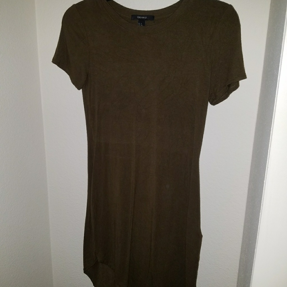 Forever 21 olive dress